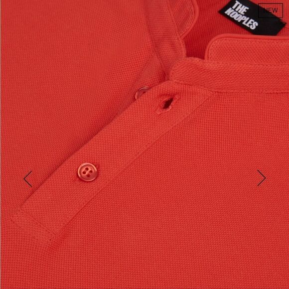 The Kooples Red Piqua cotton Polo-T - Picture 8 of 9